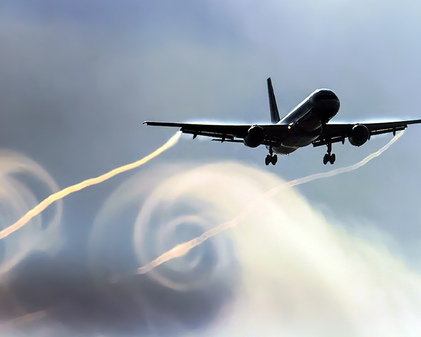 Flugrouten mit den meisten Turbulenzen