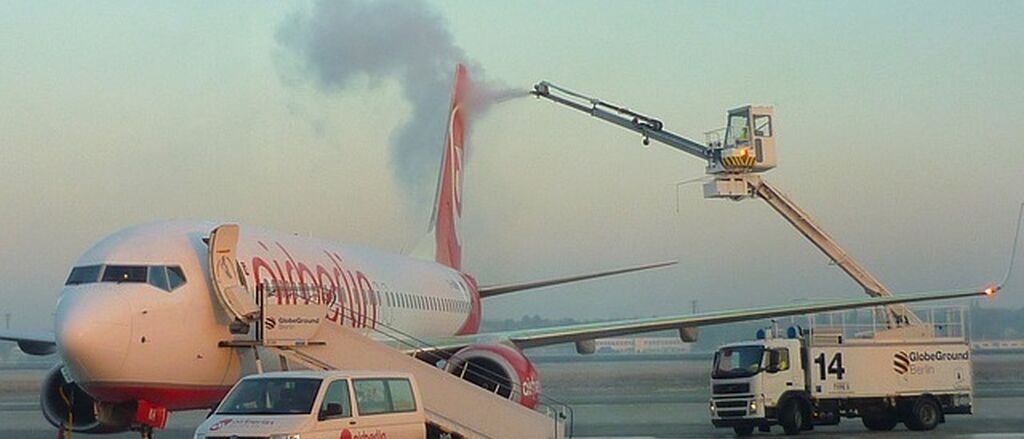Flugzeug enteisung air berlin
