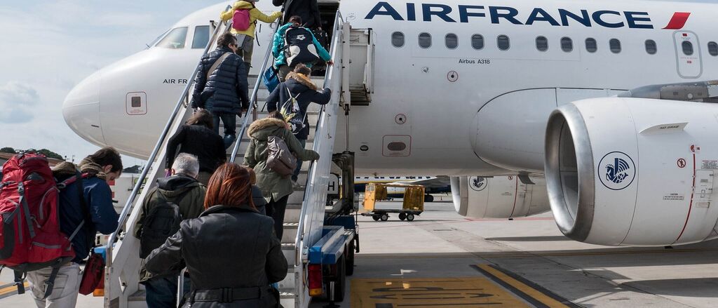 3 Tage verspätet Air France zugeschnitten